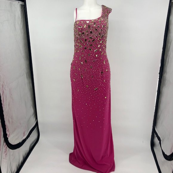 Vintage Gorgeous Formal Event Maxi Gown Pink 0 - Picture 1 of 14